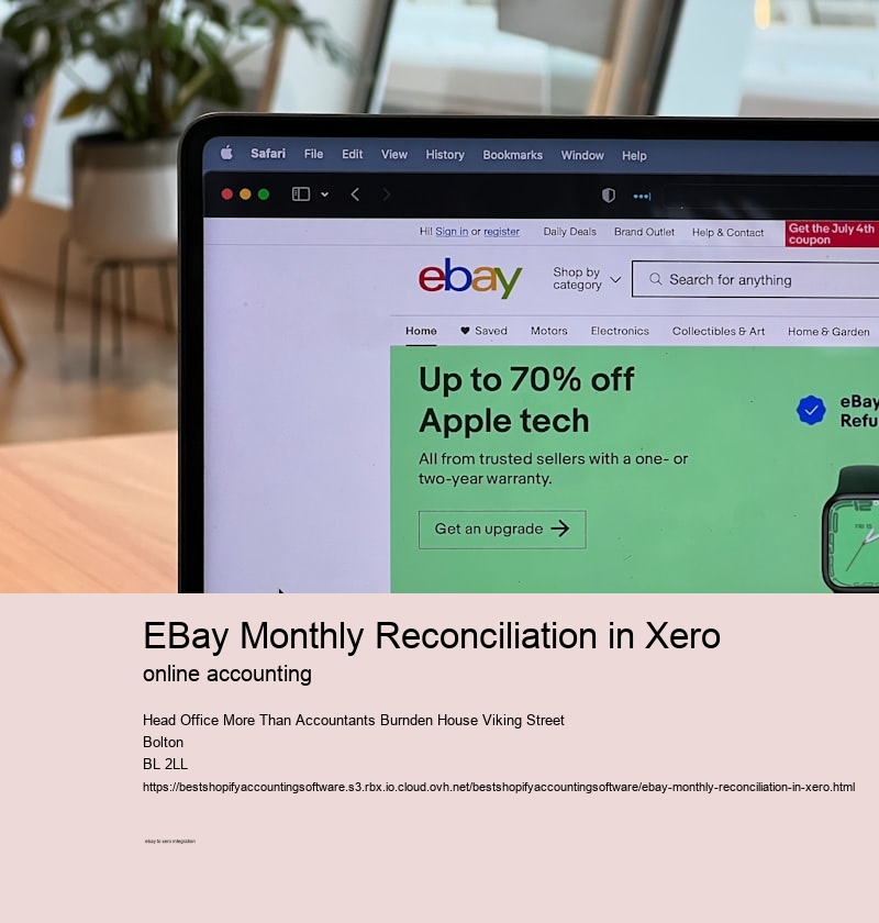 eBay Monthly Reconciliation in Xero