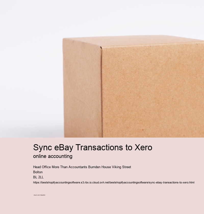 Sync eBay Transactions to Xero